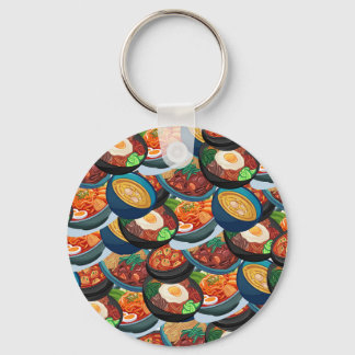 Chaveiro Pulseira de comida coreana
