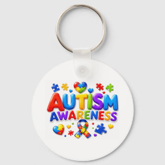 Chaveiro Pulseira de conscientização do autismo