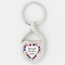 Pulseira de Coração com a Menina do Livro