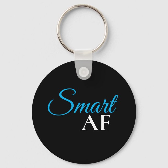 Chaveiro Pulseira de declaração de expressão azul Smart AF (Frente)