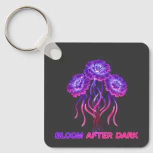 Chaveiro Pulseira de Flor de Bioluminescência