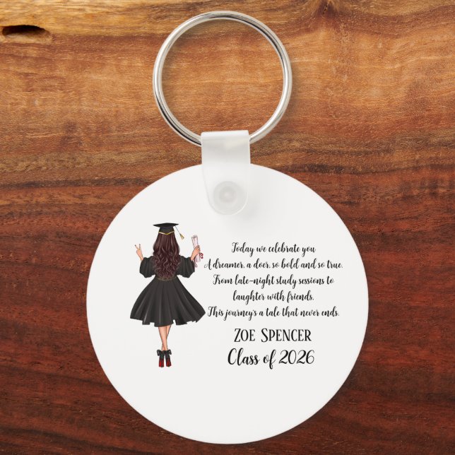 Chaveiro Pulseira de formatura personalizada (Frente)