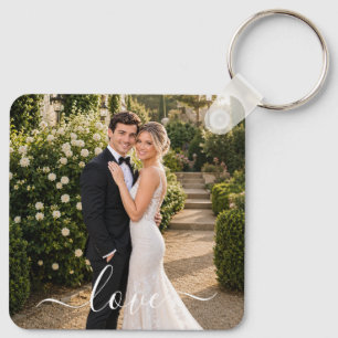 Chaveiro Pulseira de Foto de Casal Amor Personalizada Pre
