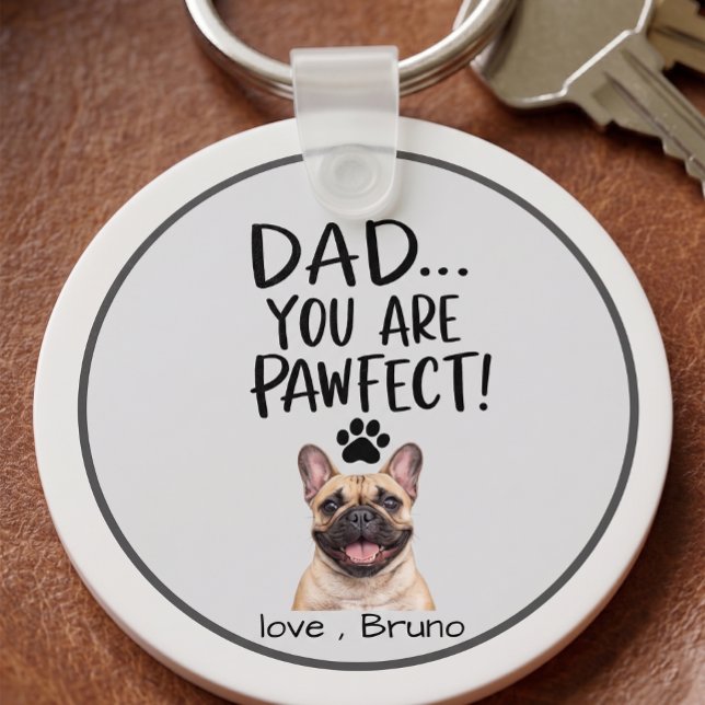 Chaveiro Pulseira de Foto Personalizada de Pai de Cachorro  (Criador carregado)
