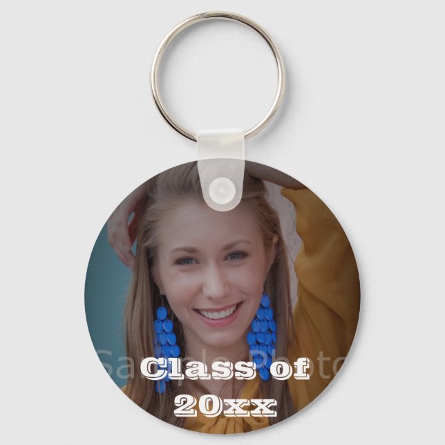 Chaveiro Pulseira de Fotos de Formatura Personalizada (Frente)