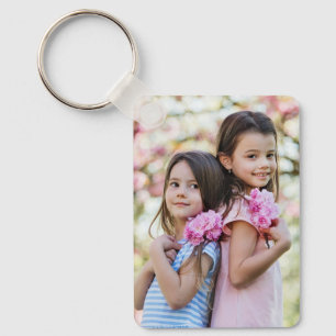 Chaveiro Pulseira de Fotos Personalizada de Duas Faces para