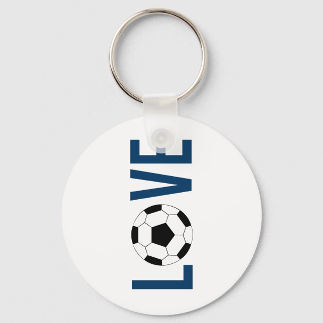 Chaveiro Pulseira de Futebol (azul) (Frente)