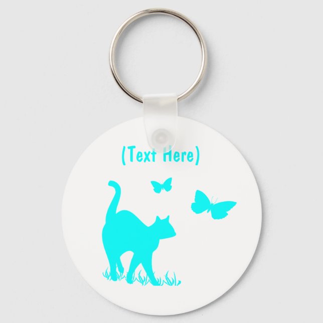 Chaveiro Pulseira de Gato Personalizada (Frente)