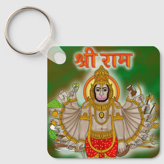 Chaveiro Pulseira de Hanuman (Frente)