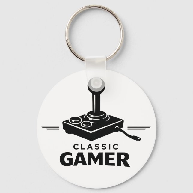 Chaveiro Pulseira de joystick retrô Classic Gamer (Frente)