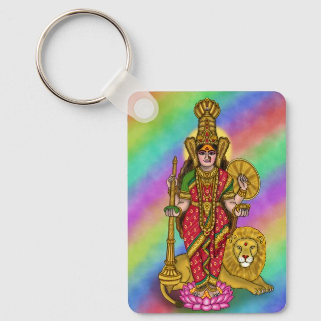 Chaveiro Pulseira de Kolhapur Mahalakshmi Divina (Frente)