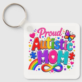 Chaveiro Pulseira de Mãe Autista Orgulhosa