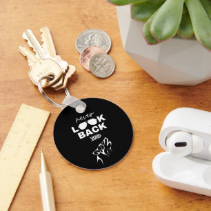 Chaveiro Pulseira de Metal com Citação Motivacional