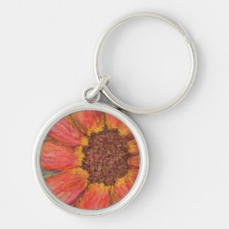 Chaveiro Pulseira de Metal com Girassol