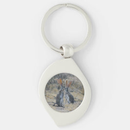 Chaveiro Pulseira de Metal de Coelhos