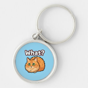 Chaveiro Pulseira de Metal Meme Gato Gengibre Chocado O Quê
