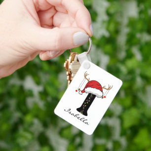 Chaveiro Pulseira de Monograma Personalizado para Família e