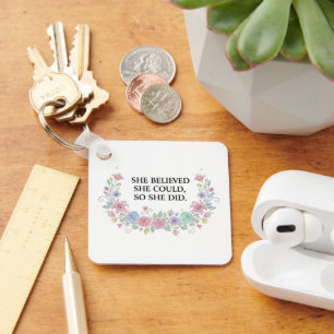 Chaveiro Pulseira de Motivação Personalizada