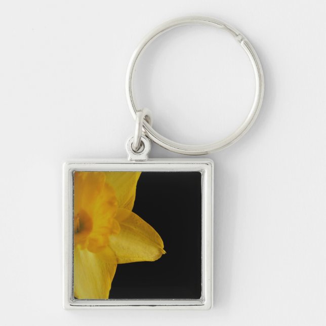 Chaveiro Pulseira de Narciso Amarelo (Frente)