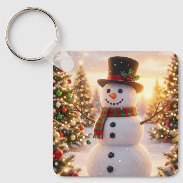 Chaveiro Pulseira de Natal Feliz (Frente)