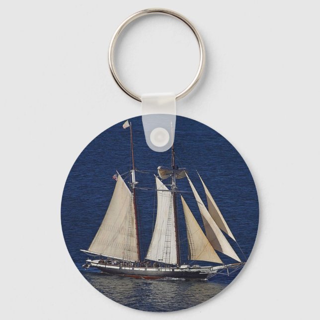 Chaveiro Pulseira de navio alto (Frente)
