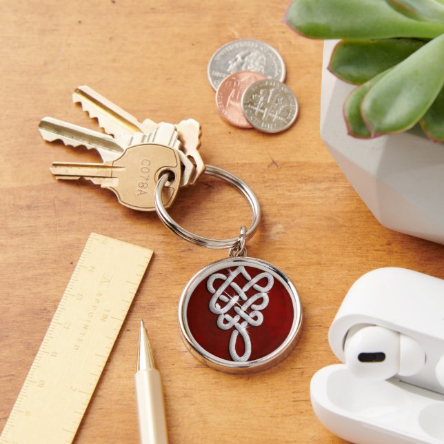 Chaveiro Pulseira de Nó Celta Brilhante (Mesa)