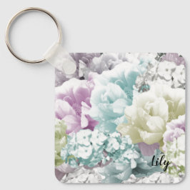 Chaveiro Pulseira de Noiva Personalizada com Buquê Misto