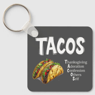 Chaveiro Pulseira de Oração TACOS
