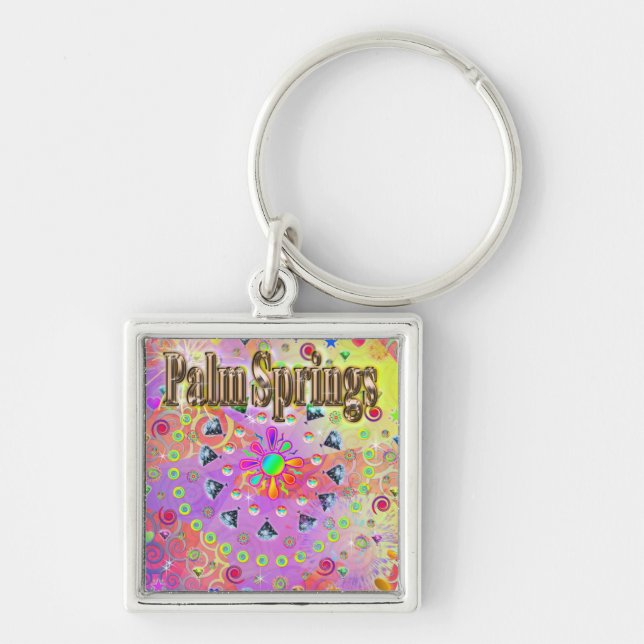 Chaveiro Pulseira de Palma de Ouro da Sorte (Frente)