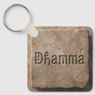 Chaveiro Pulseira de Pedra com Textura Antiga Dhamma