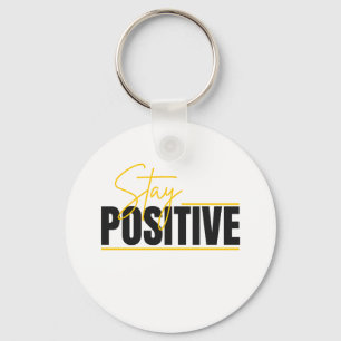 Chaveiro Pulseira de Teclas Stay Positive – Motivação Diári