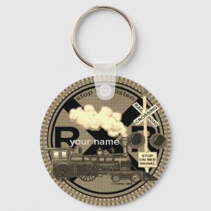 Chaveiro Pulseira de trem antigo