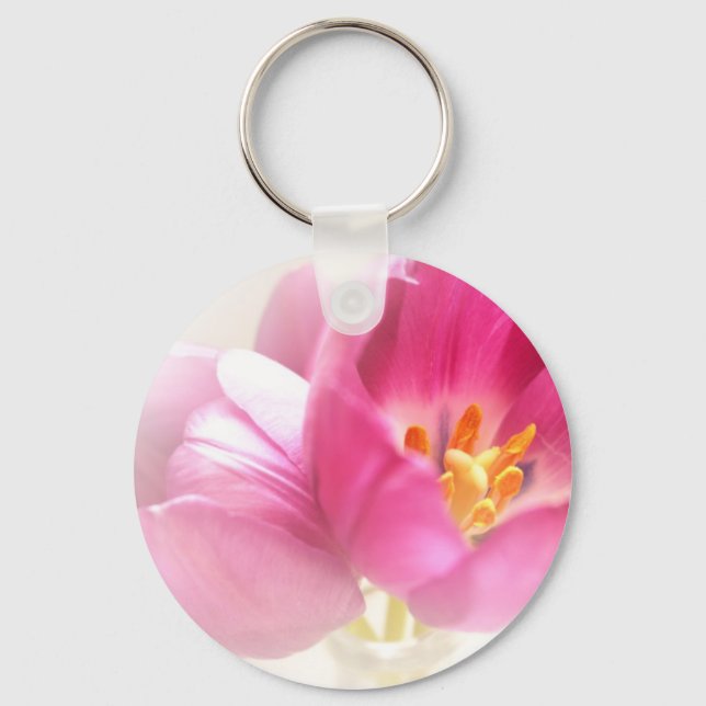 Chaveiro Pulseira de Tulipas da Primavera (Frente)