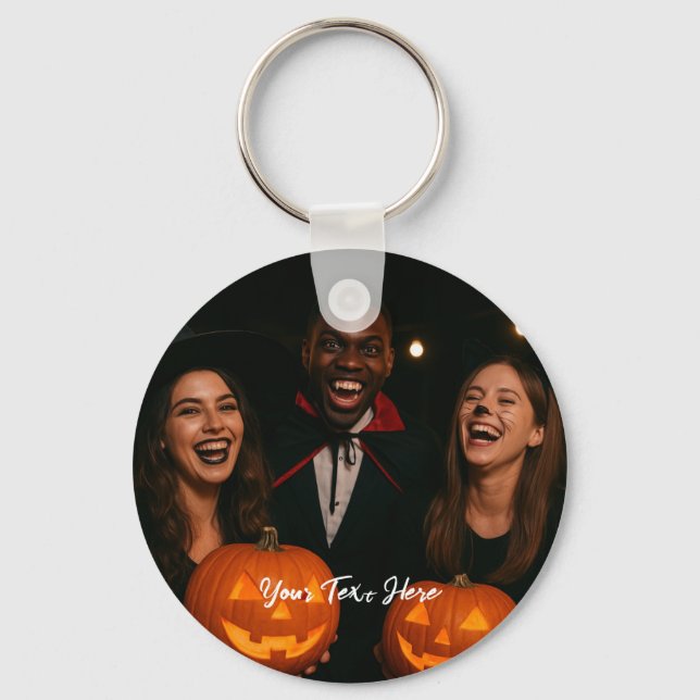 Chaveiro Pulseira Personalizada – Adicionar Foto e Texto (Frente)