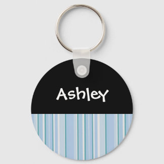 Chaveiro Pulseira Personalizada com Faixa Azul Claro