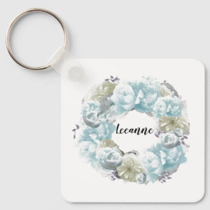 Chaveiro Pulseira Personalizada Coroa de Azul Desbotado