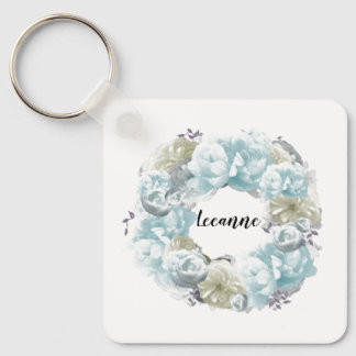 Chaveiro Pulseira Personalizada Coroa de Azul Desbotado