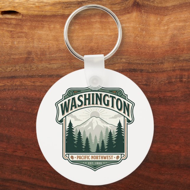 Chaveiro Pulseira Personalizada de Washington (Frente)