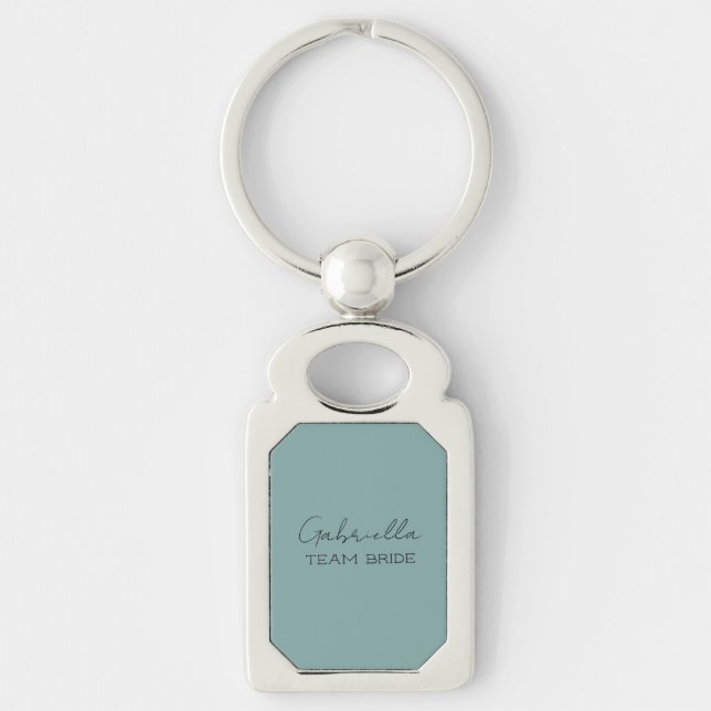 Chaveiro Pulseira Personalizada para Noiva e Cortejo em Ver (Frente)