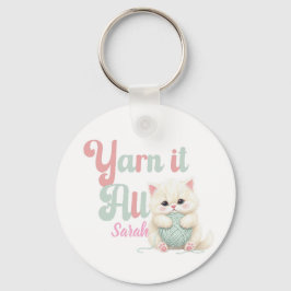 Chaveiro Pulseira Personalizada Yarn it All