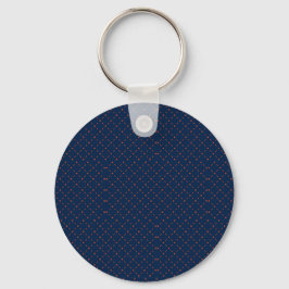 Chaveiro Pulseira redonda com fundo azul escuro