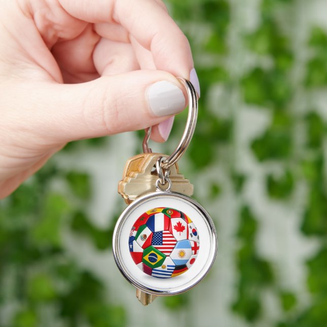 Chaveiro pulseira temática da Copa do Mundo (Mão)