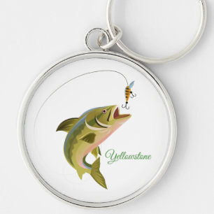 Chaveiro Pulseira-Yellowstone Fishing