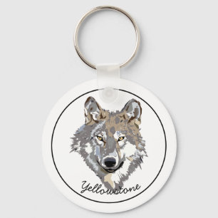 Chaveiro Pulseira-Yellowstone Lobo