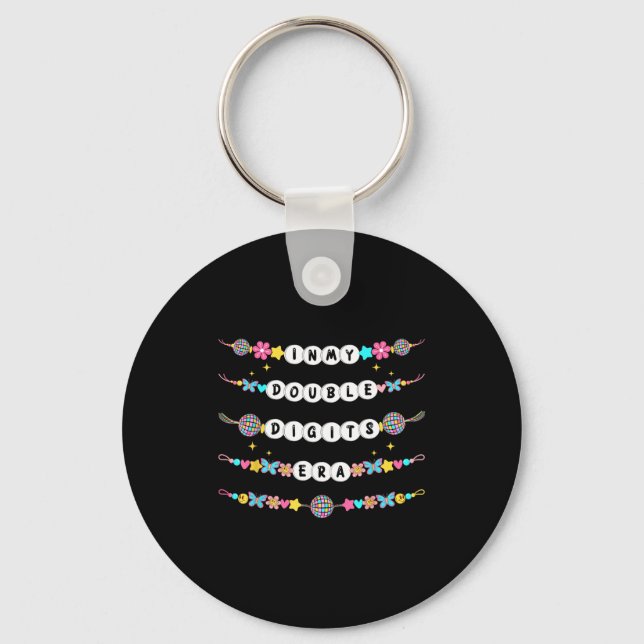 Chaveiro Pulseiras de Amizade da Minha Era de Dois Dígitos  (Frente)