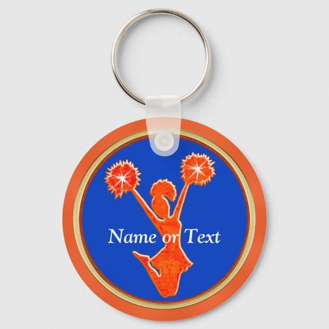Chaveiro Pulseiras de Apoio Personalizadas Laranja e sua CO (Frente)