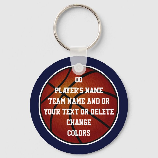 Chaveiro Pulseiras de basquete personalizadas a granel, sua (Frente)