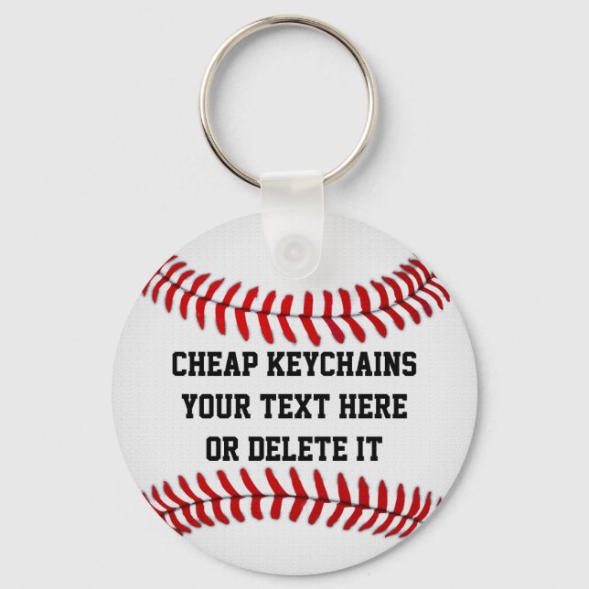 Chaveiro Pulseiras de beisebol baratas PERSONALIZADAS EM LO (Frente)