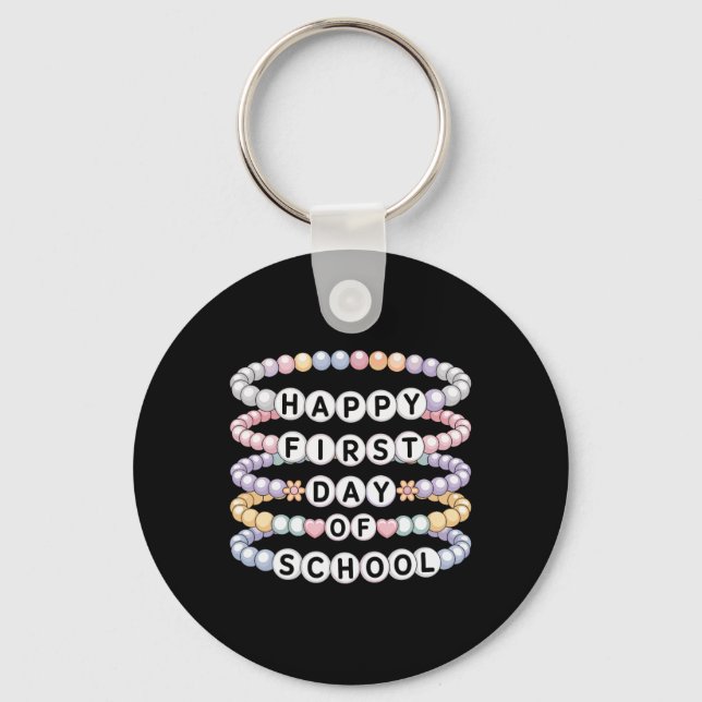 Chaveiro Pulseiras de Boas-Vindas de Volta à Escola Primeir (Frente)
