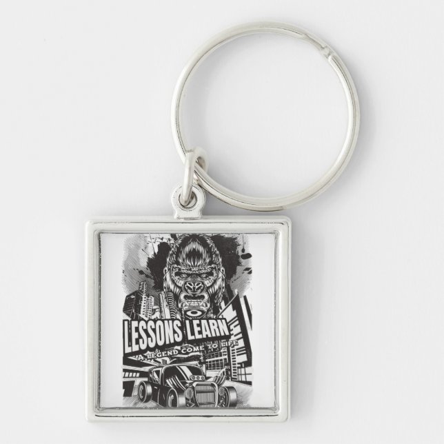 Chaveiro Pulseiras de Lições de Gorila Lendário (Frente)